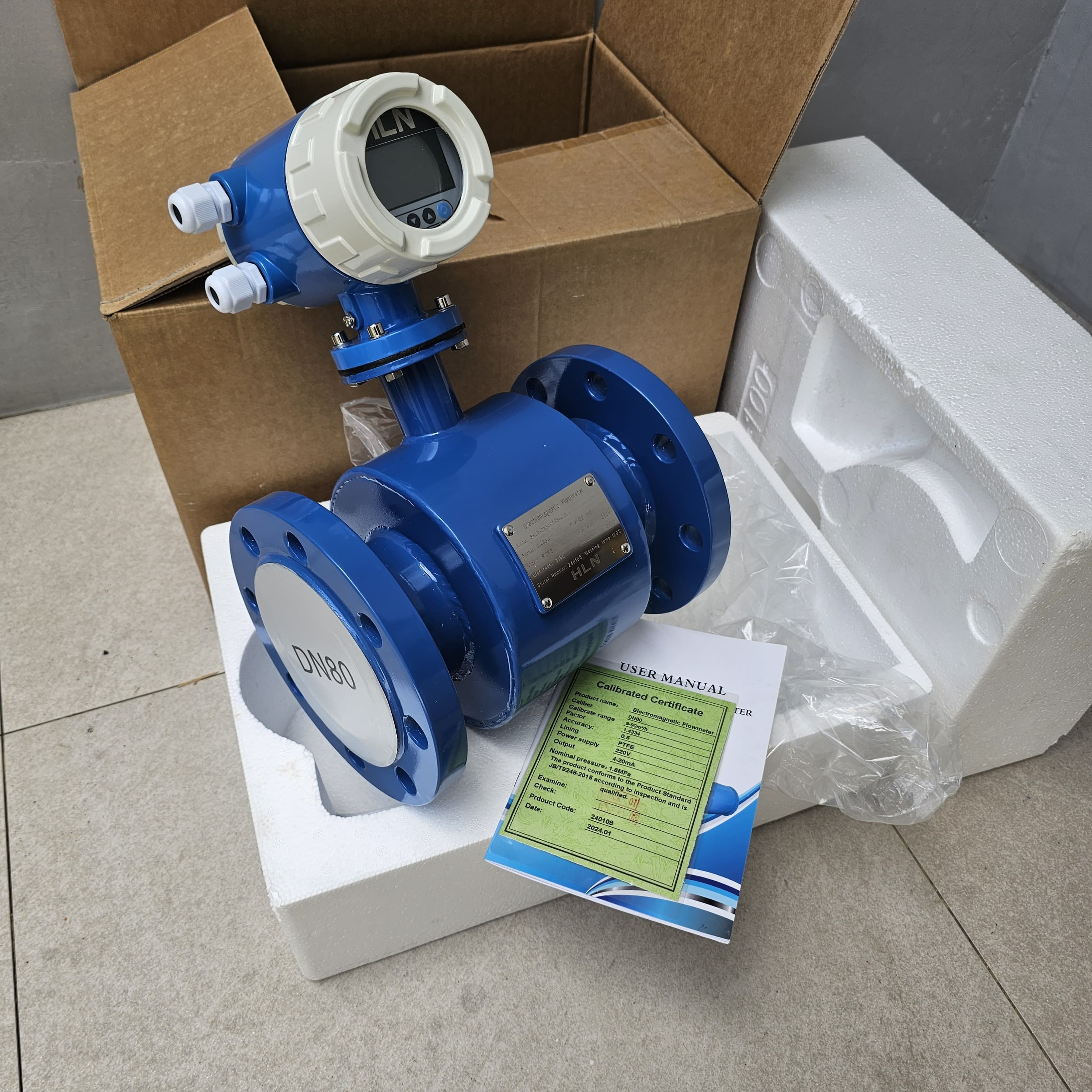 Digital Turbine Flow Meter RF 